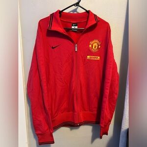 Nike Red Manchester United Track Jacket